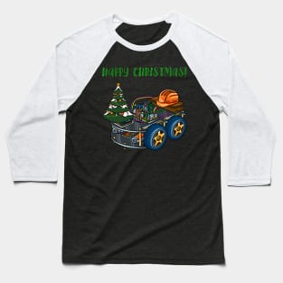 Robot Car #1 Christmas Edition Baseball T-Shirt